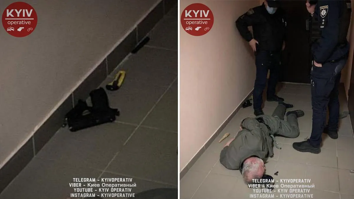 Затримали стрільця у Києві