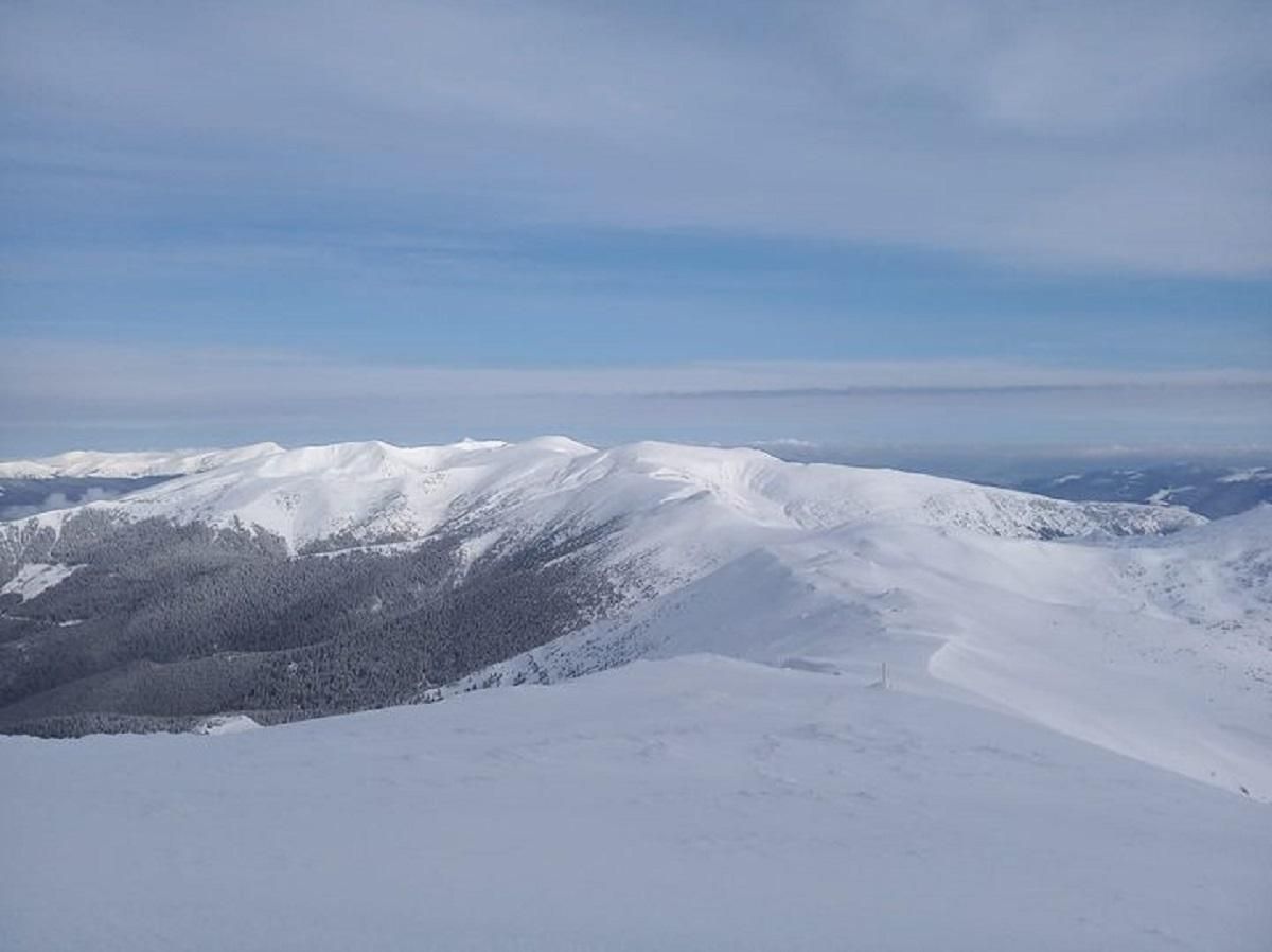 Карпатское высокогорья покрыло снегом: последствия похолодания