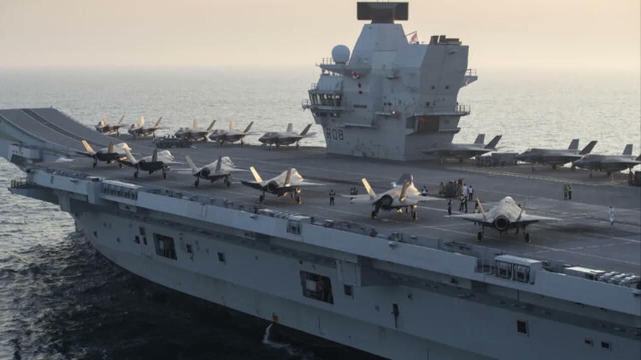 Найбільша авіаносна група ВМС Великої Британії відправляється у похід
