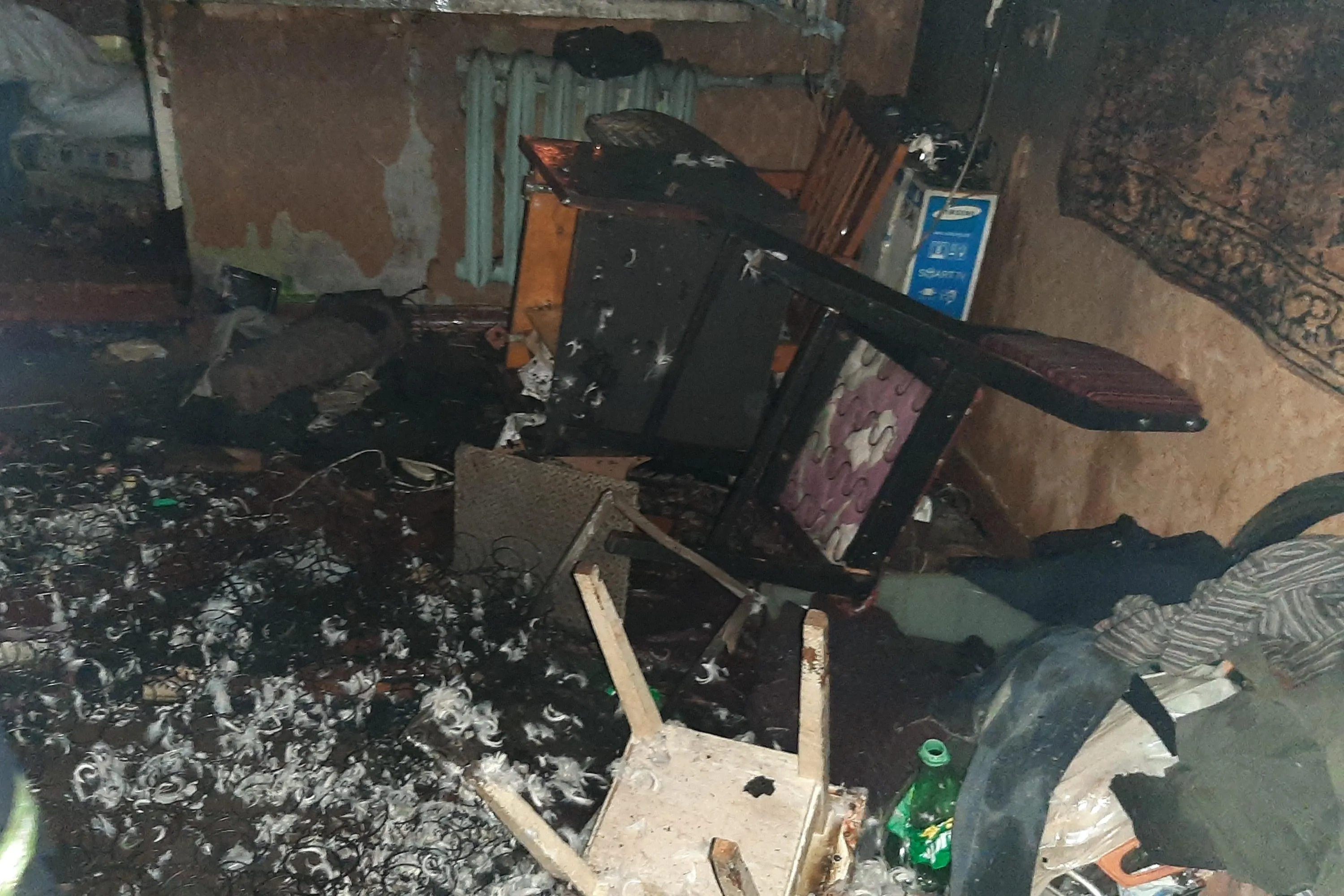 наслідки пожежі у квартирі в Харкові наслідки пожежі у квартирі в Харкові