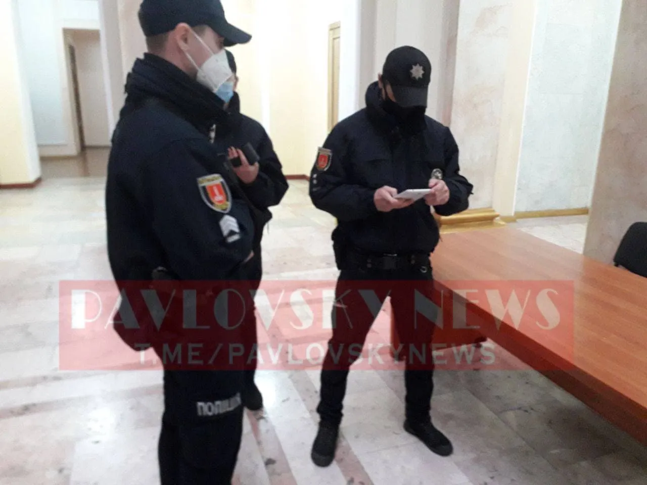 Поліція Одеса Міська рада Без масок Труханов