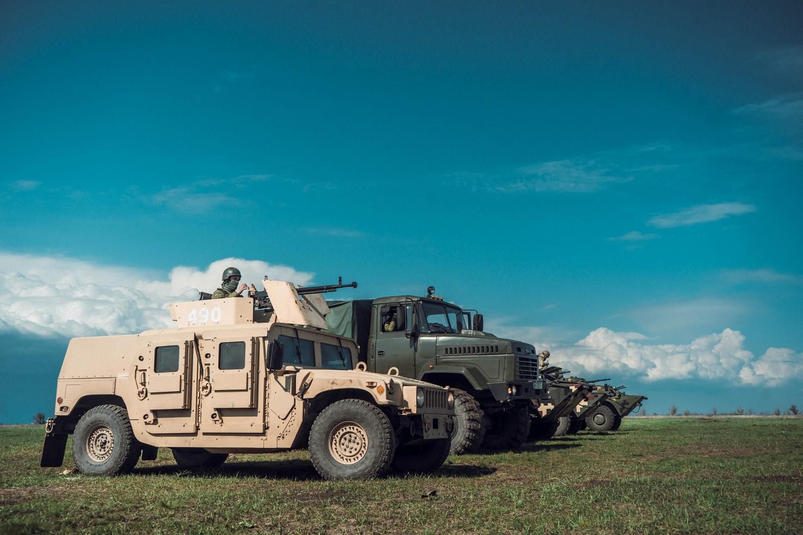 Прикордонники проводять навчання у зоні ООС: фото Прикордонники проводять навчання у зоні ООС: фото
