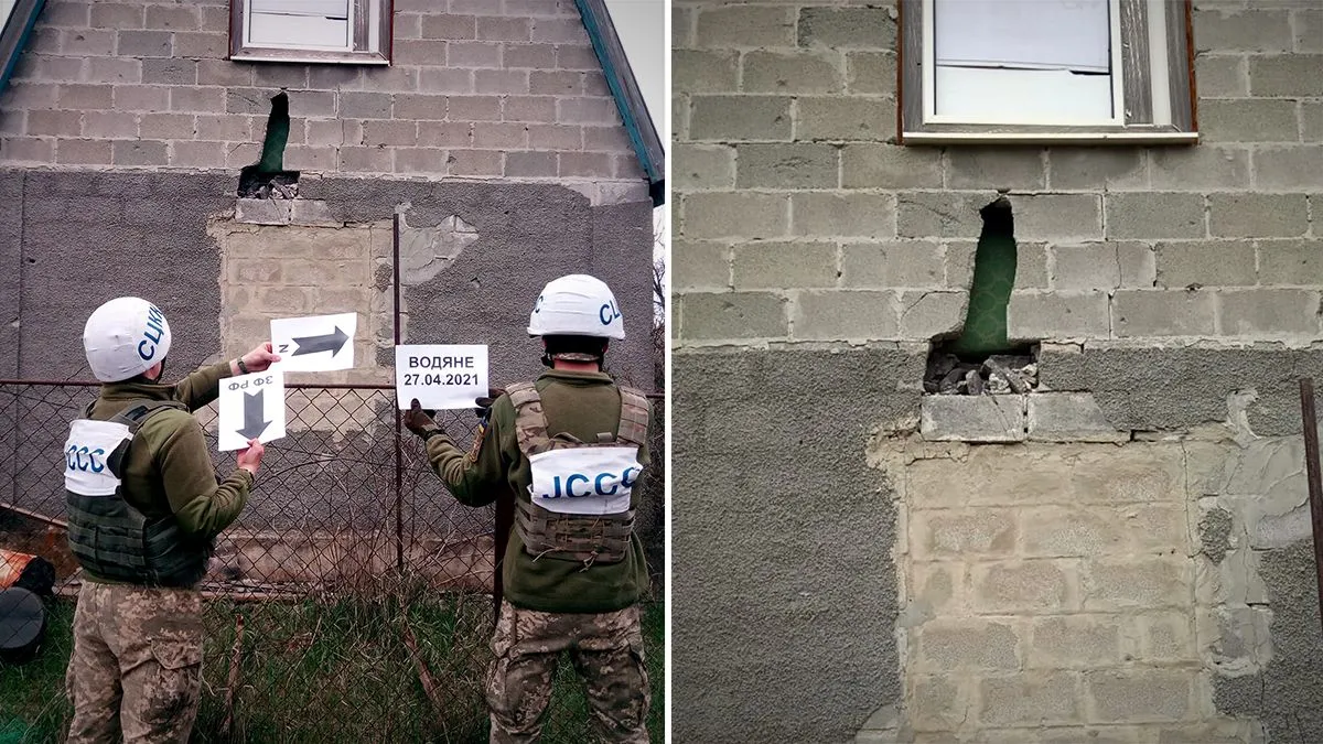 Снаряд влучив у житловий будинок на Донбасі