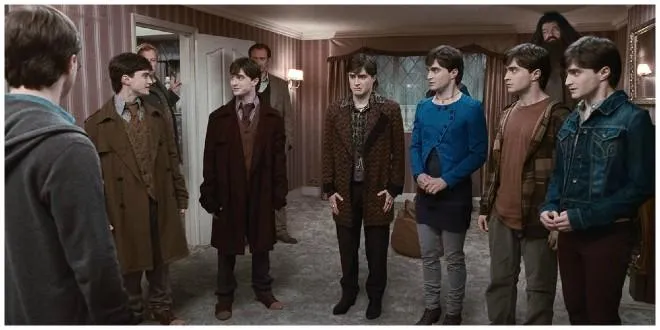 Сім Гаррі Поттерів/ Скриншот з фільму Сім Гаррі Поттерів/ Скриншот з фільму