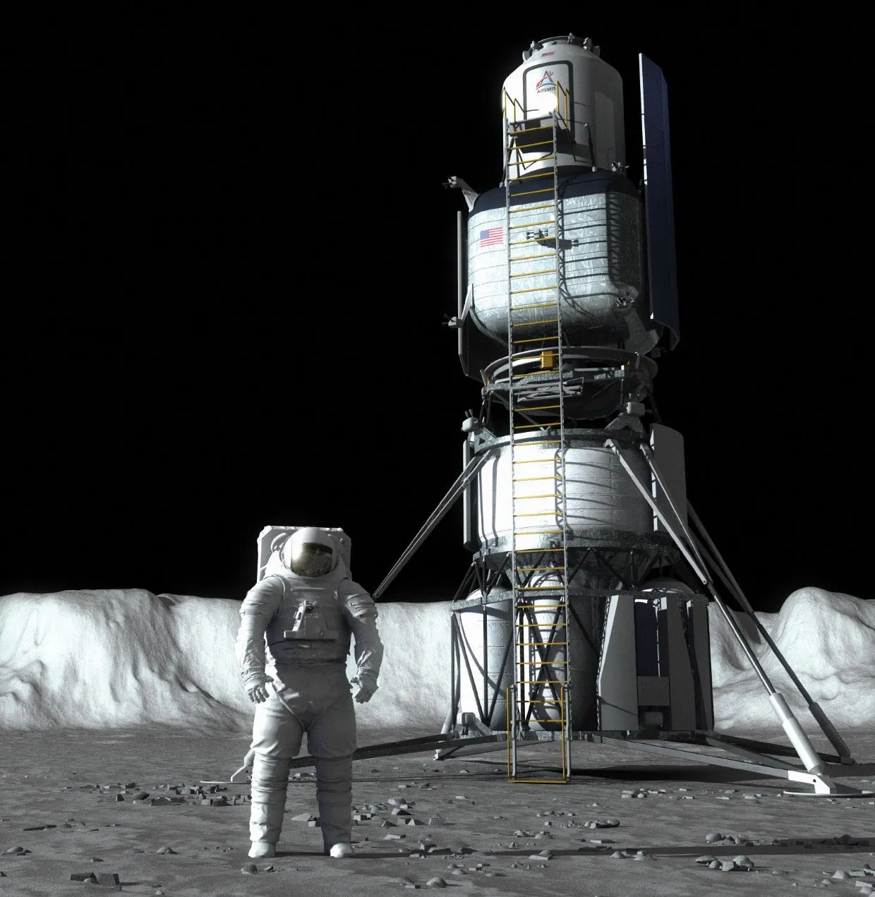 Moon Lander Jeff Bezos Blue Origin