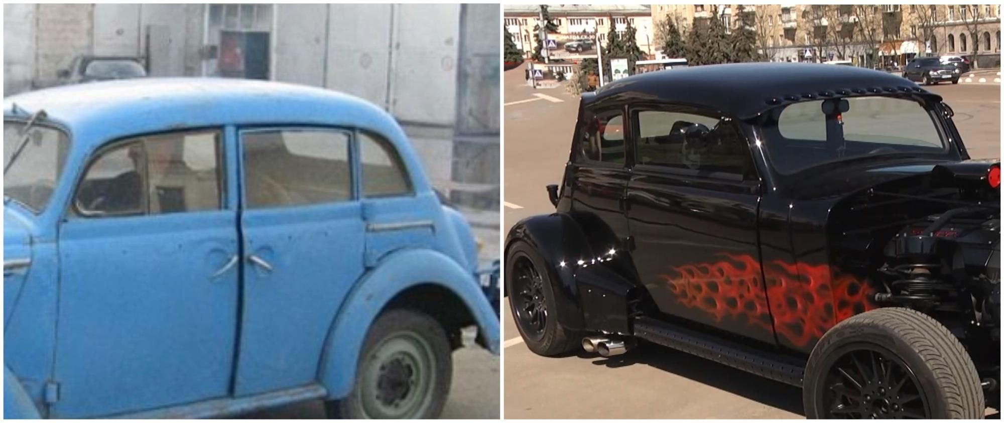 В Житомире переделали старый Москвич на авто для гонок: фото