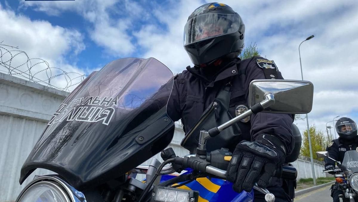 На улицы Киева выехал мотопатруль На улицы Киева выехал мотопатруль