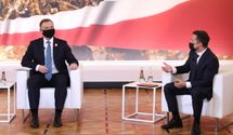 Зеленський зустрівся у Польщі з Дудою: основні тези з розмови президентів