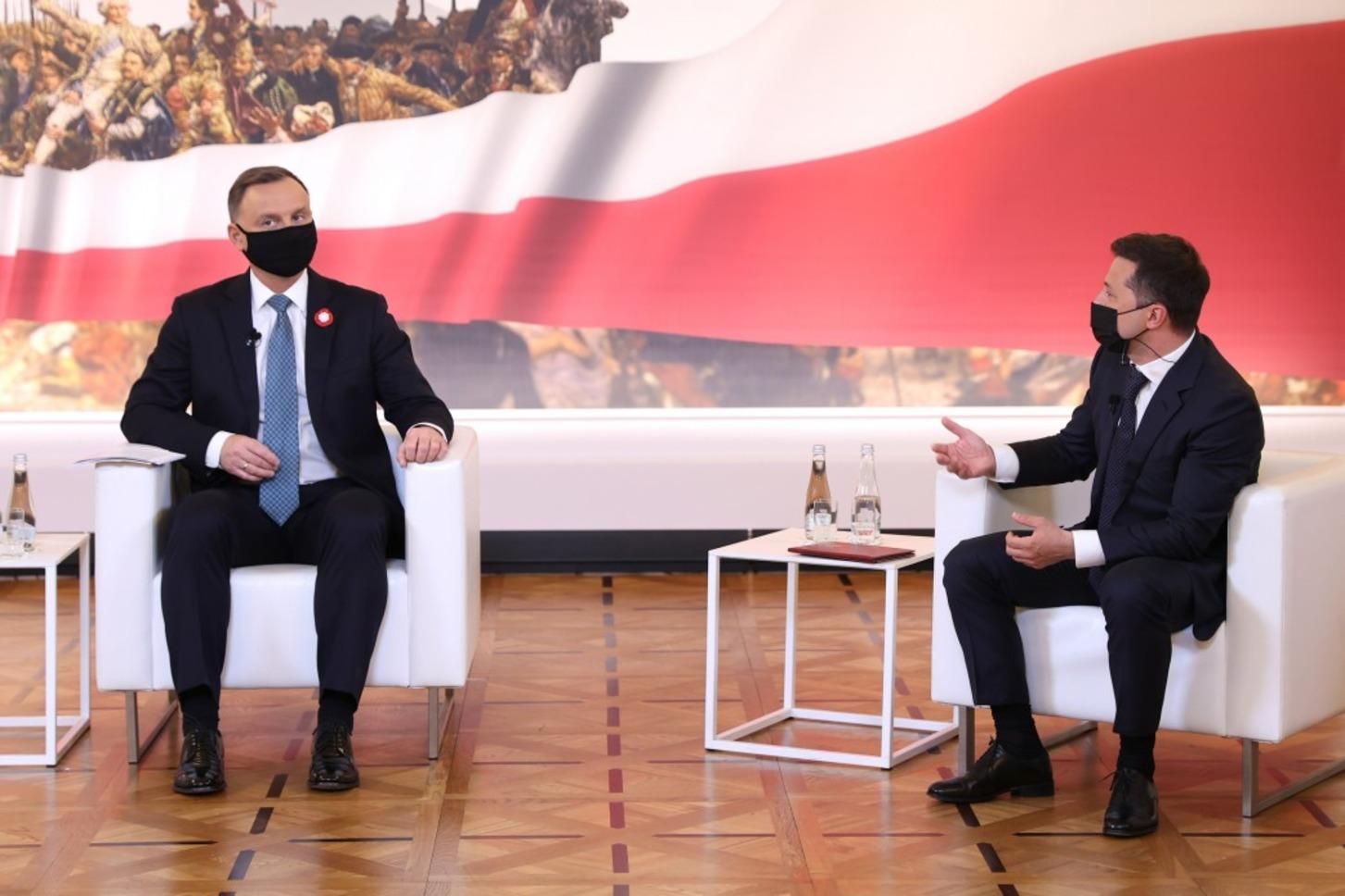 Зеленский встретился в Польше с Дудой: основные положения из разговора