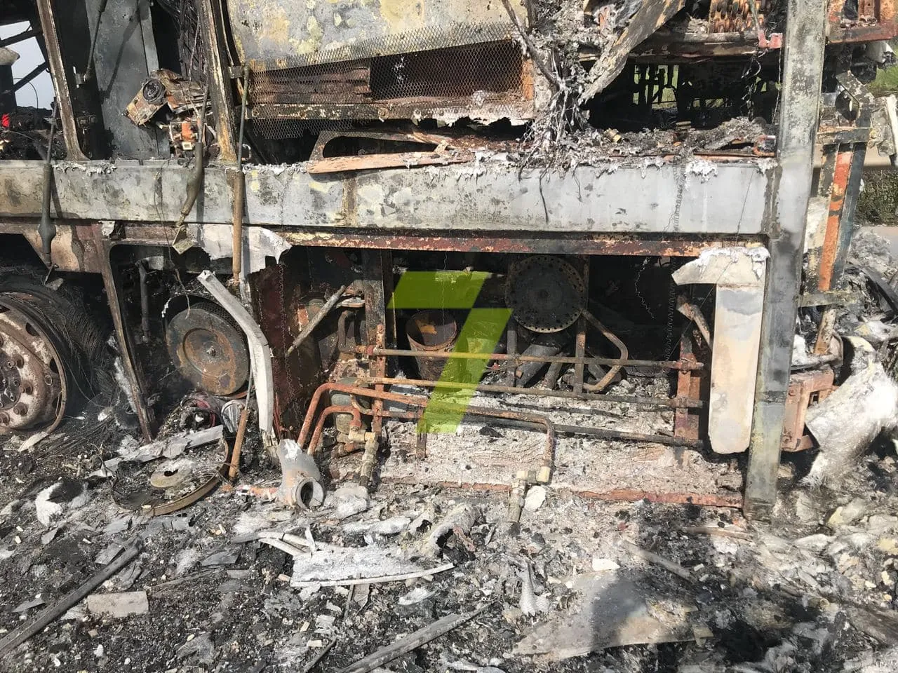 Пожежа автобус Одеса Київ Згарище ДСНС Пожежа автобус Одеса Київ Згарище ДСНС