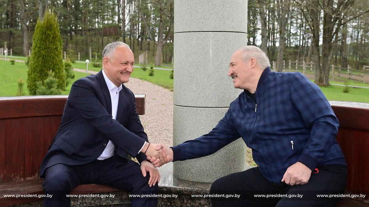 Додон похвалил Лукашенко за подавление протестов в Беларуси