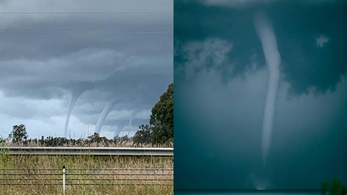 Сразу 5 смерчей возникли в Австралии: фото и видео смерча Сразу 5 смерчей возникли в Австралии: фото и видео смерча