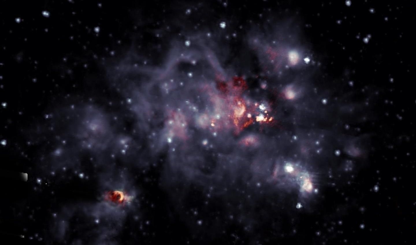 Колыбель звезд: фото молекулярного облака в котором рождаются новые светила