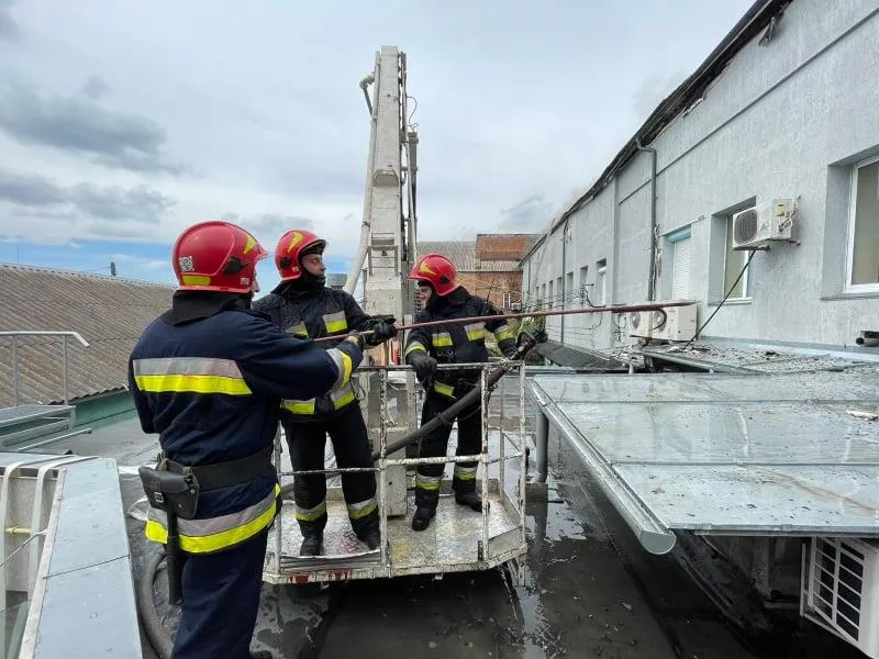 Пожежа в офісному центрі Вінниці