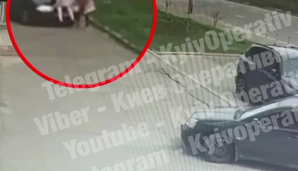 В Киеве легковушка переехала женщину, она почти не пострадала В Киеве легковушка переехала женщину, она почти не пострадала