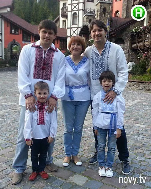 Сергій Притула з родиною