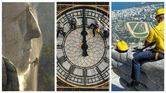 Як чистять Ейфелеву вежу, Біг-Бен та інші визначні пам'ятки світу: фото, які вас здивують