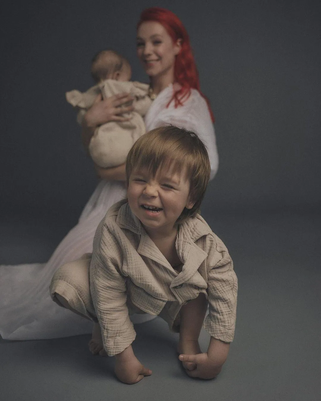 Світлана Тарабарова з донькою і сином 