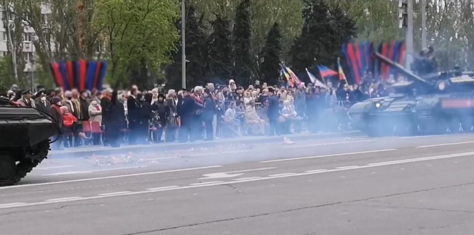 ОБСЕ подсчитала количество зрителей на параде в оккупированном Донецке