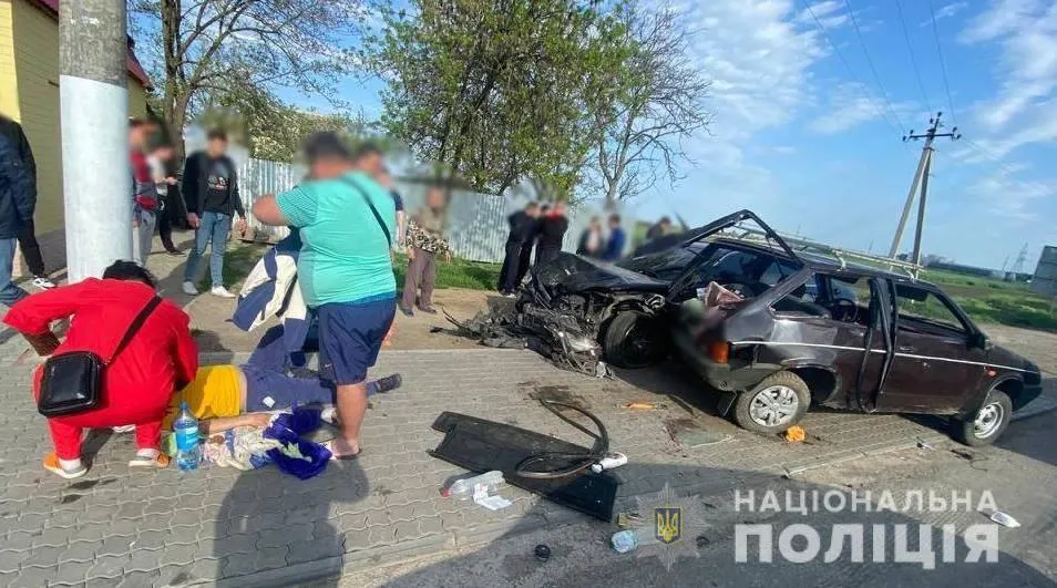 Аварія Авангард Зіткнення Вантажівка Легковий Mercedes Аварія Авангард Зіткнення Вантажівка Легковий Mercedes