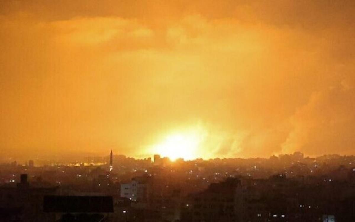 Армия Израиля нанесла удар по штабу внутренней безопасности ХАМАС