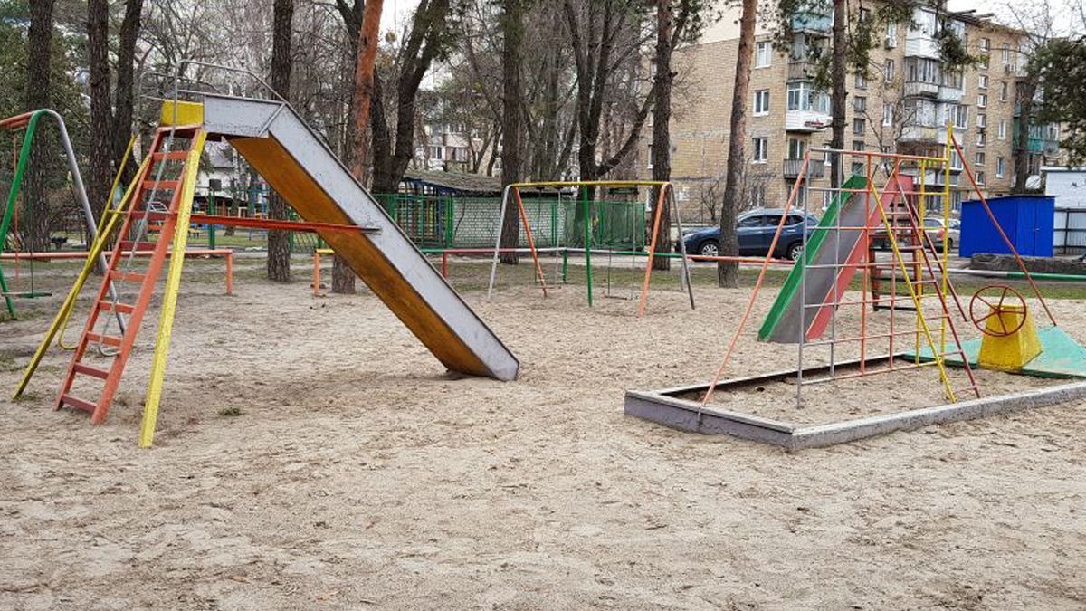 В Киеве нашли голову свиньи на детской площадке: фото 