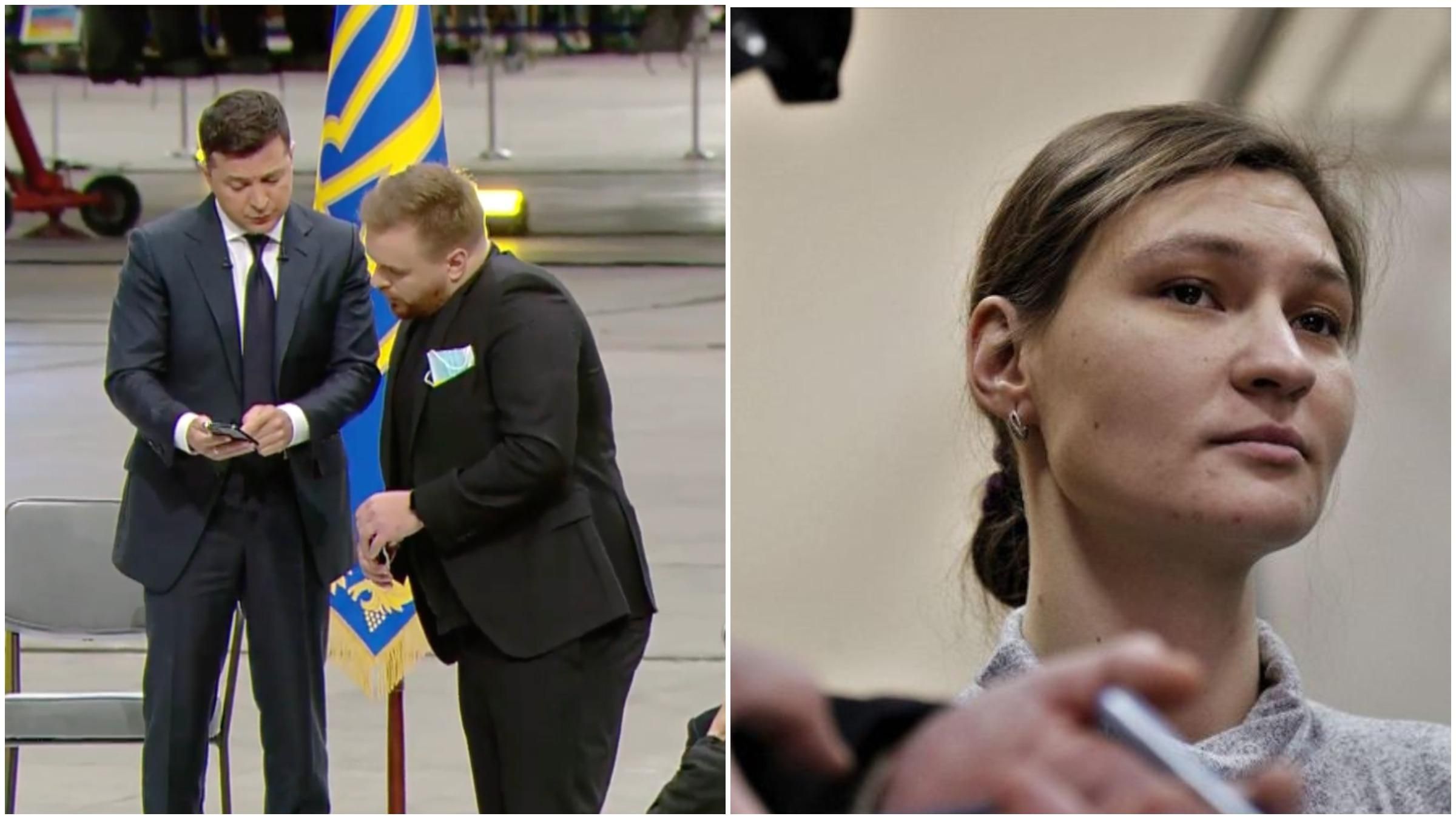 Зеленский показал журналисту переписку с Яной Дугарь Зеленский показал журналисту переписку с Яной Дугарь