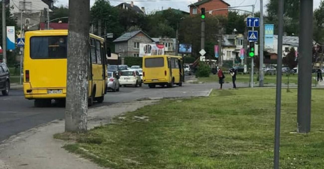 Не поділили пасажирів: у Львові побились водії приміських автобусів