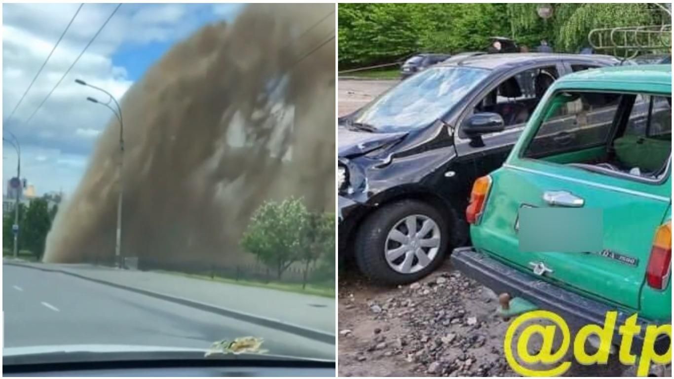 Последствия прорыва теплотрассы на Демеевской 20 мая: фото, видео Последствия прорыва теплотрассы на Демеевской 20 мая: фото, видео