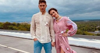 Владимир Остапчук и Кристина Горняк позировали в вышиванках: атмосферное фото