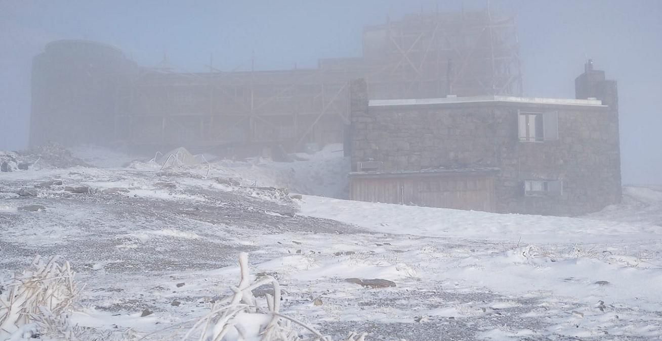 Сніг і мороз у Карпатах 21 травня 2021: фото гори Піп Іван