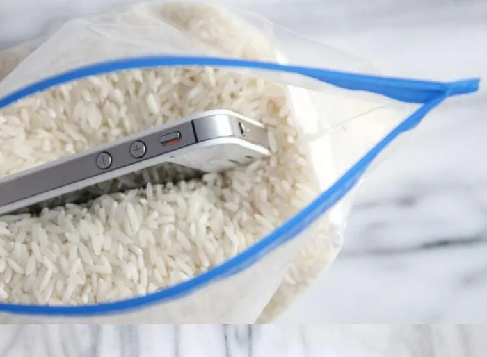 Телефон в рисі Телефон в рисі