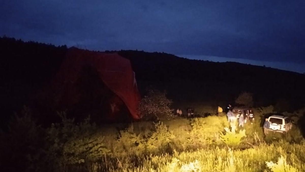 Воздушный шар упал в Хмельницкой области, один человек погиб