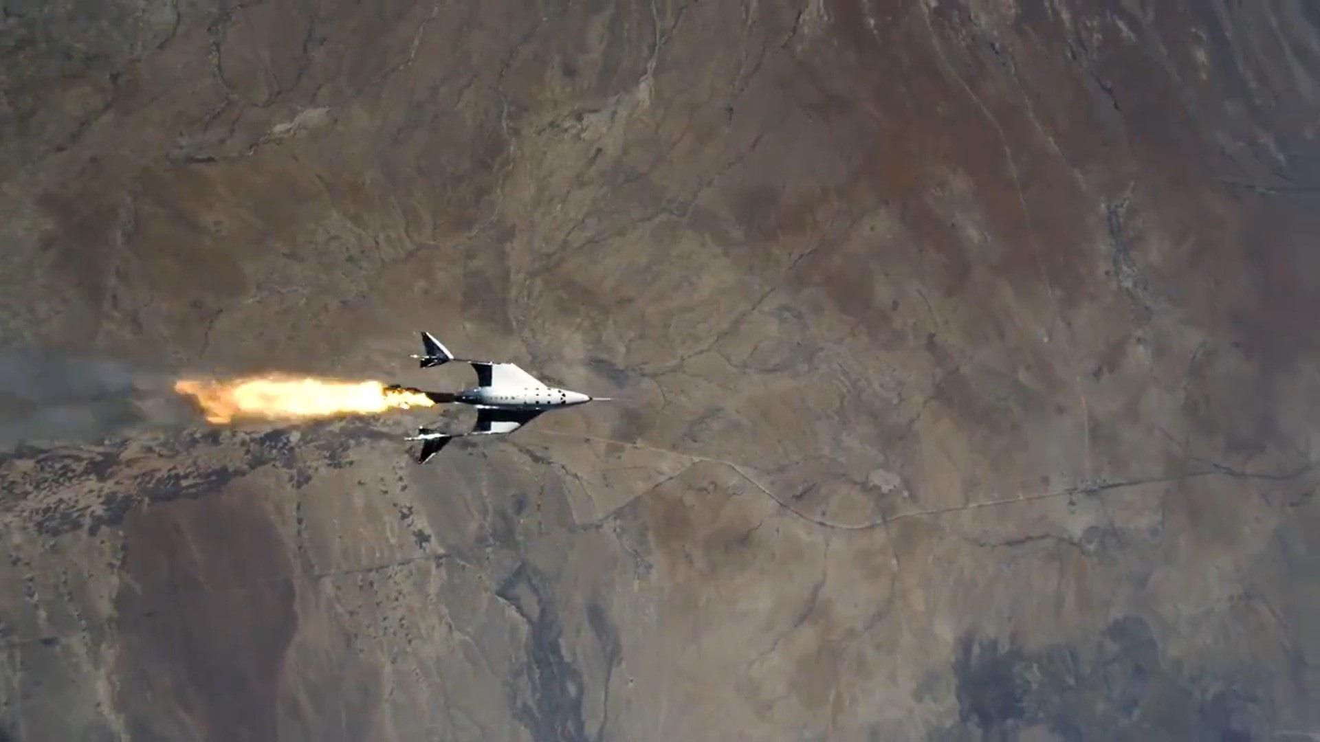 Virgin Galactic здійснила успішний політ космічного корабля VSS Unity
