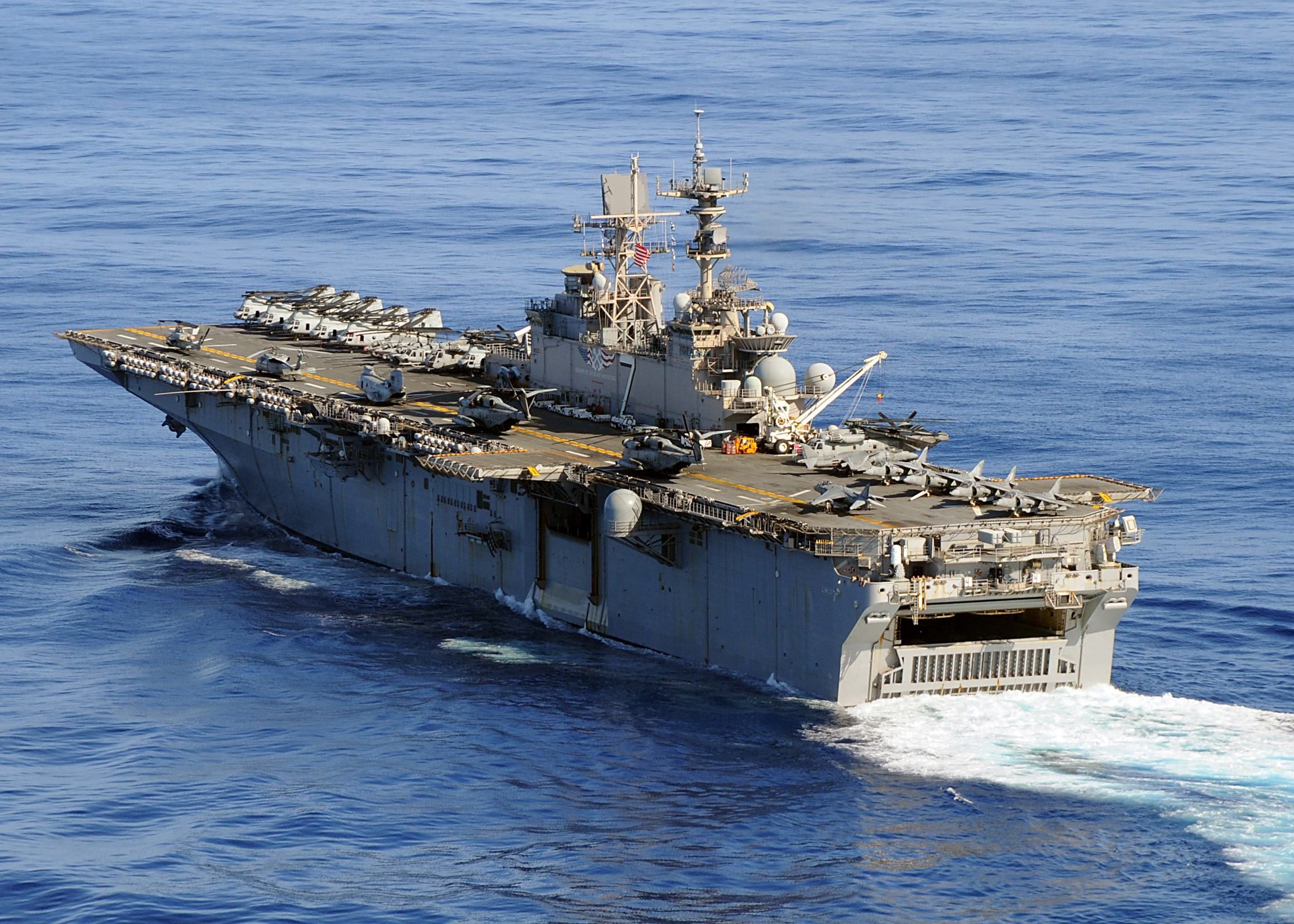 У Середземне море увійшла група великих десантних кораблів ВМС США