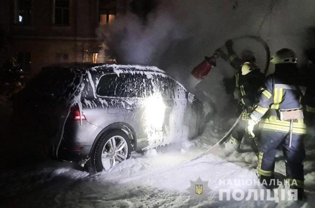 Підпал авто засновника dtp.kiev.ua Антонова: поліція висунула підозру