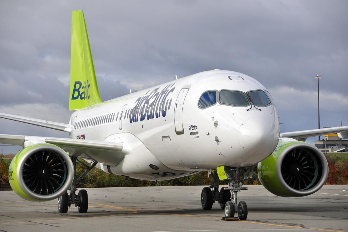 Літак AirBaltic рейсу Рига – Одеса облетів Білорусь Літак AirBaltic рейсу Рига – Одеса облетів Білорусь