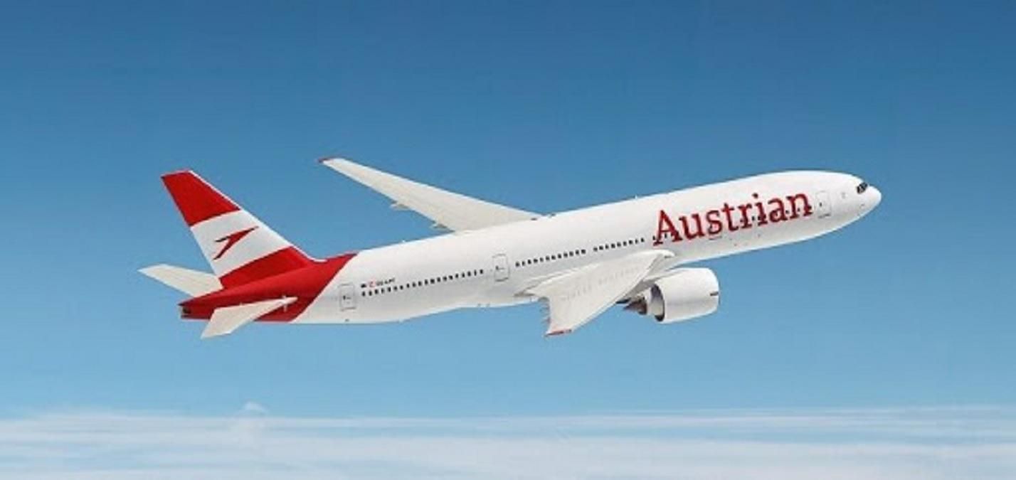 Austrian Airlines виконали рейс Відень – Москва через Україну Austrian Airlines виконали рейс Відень – Москва через Україну