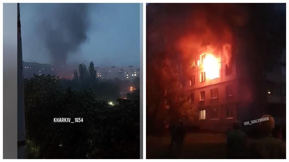 У Харкові загорілася квартира багатоповерхівки 25 травня 2021 У Харкові загорілася квартира багатоповерхівки 25 травня 2021