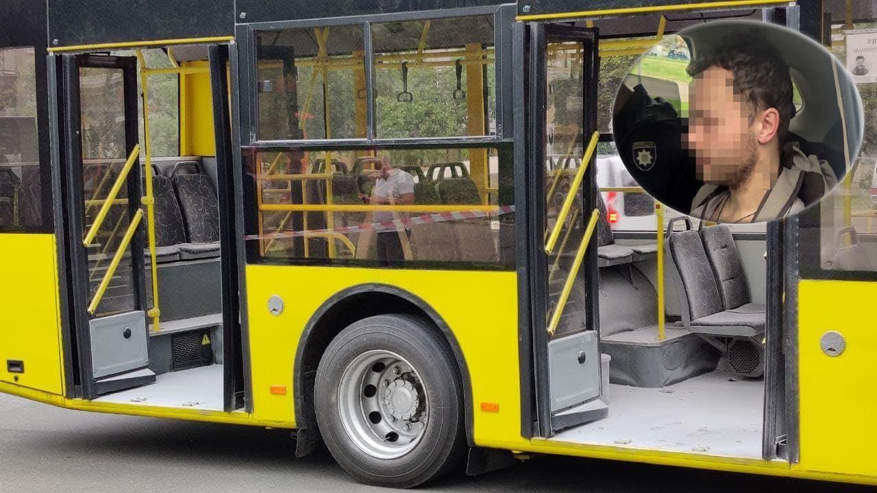 Чоловік у Києві кинув коктейль Молотова у тролейбус: він пояснив мотив