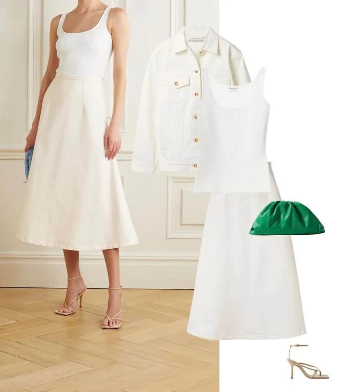 Стилізація джинсової спідниці Стилізація джинсової спідниці