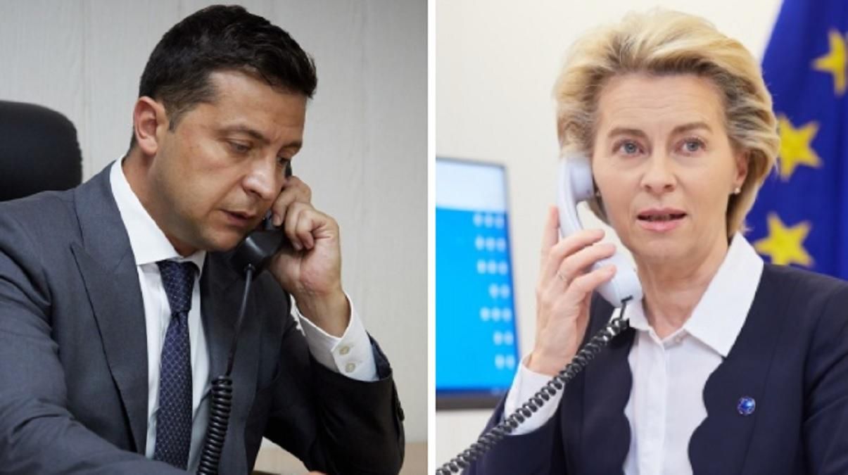 Зеленський поспілкувався президенткою Єврокомісії: про що Зеленський поспілкувався президенткою Єврокомісії: про що