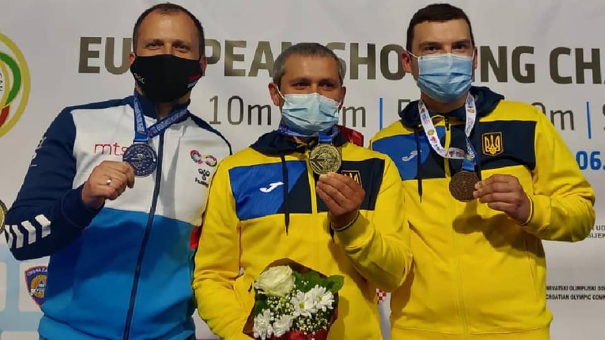 Олег Омельчук – чемпіон Європи зі стрільби, Віктор Банькін – бронзовий призер