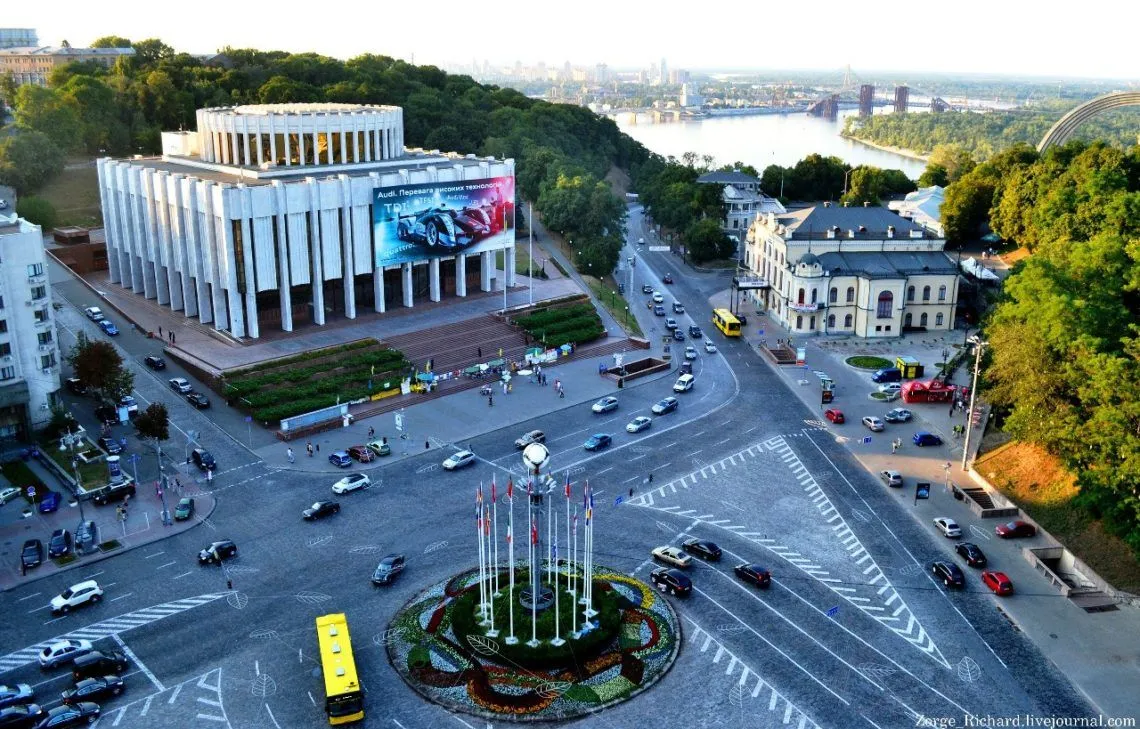 Київ, історія, як змінився Київ за 100 років, старі фотографії Києва, сучасна Європейська площа