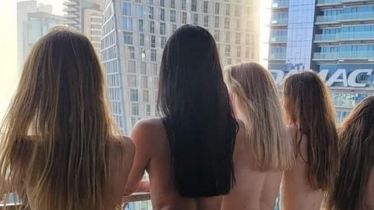 Оголена фотосесія українок у Дубаї: з'явилося нове відео 18+