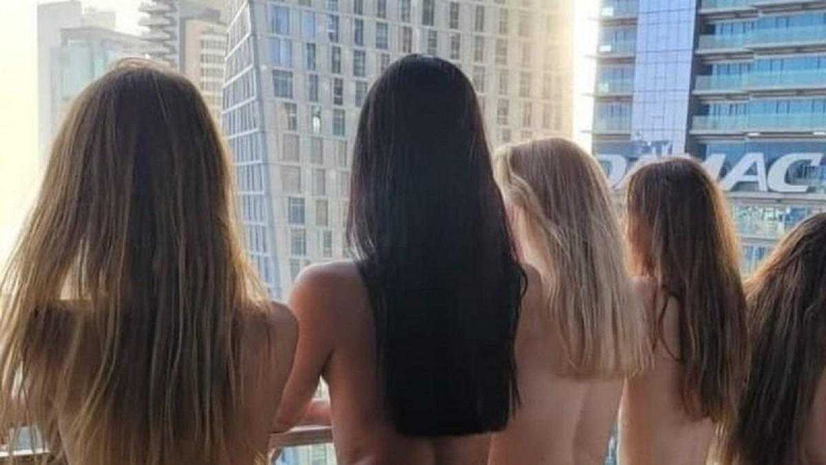 Обнаженная фотосессия украинок в Дубае: появилось новое видео 18+