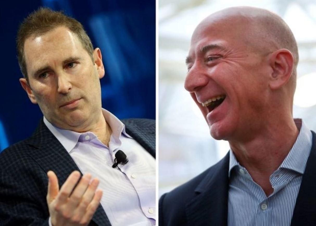 Енді Джессі та Джефф Безос Енді Джессі та Джефф Безос