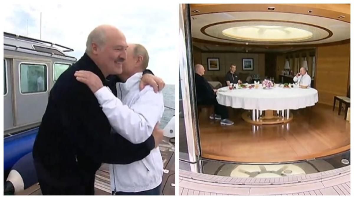Лукашенко на зустрічі з Путіним таки скупався у Чорному морі: фото