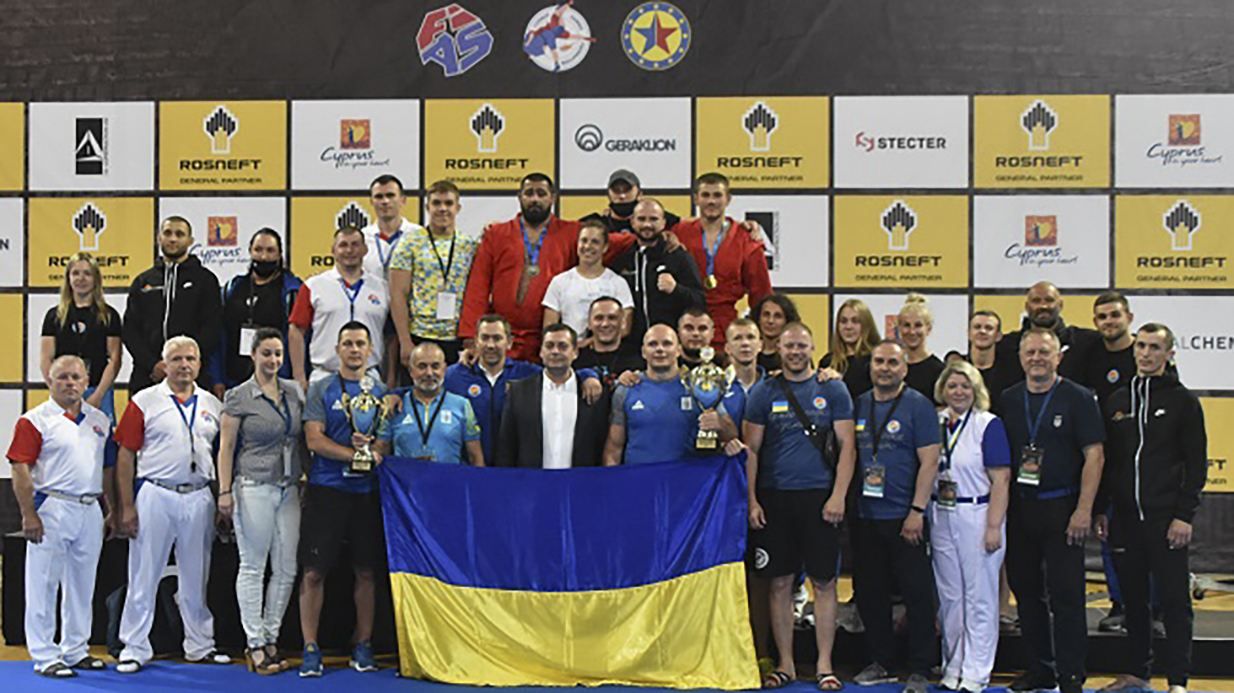 Україна завоювала 14 медалей на чемпіонаті Європи з самбо