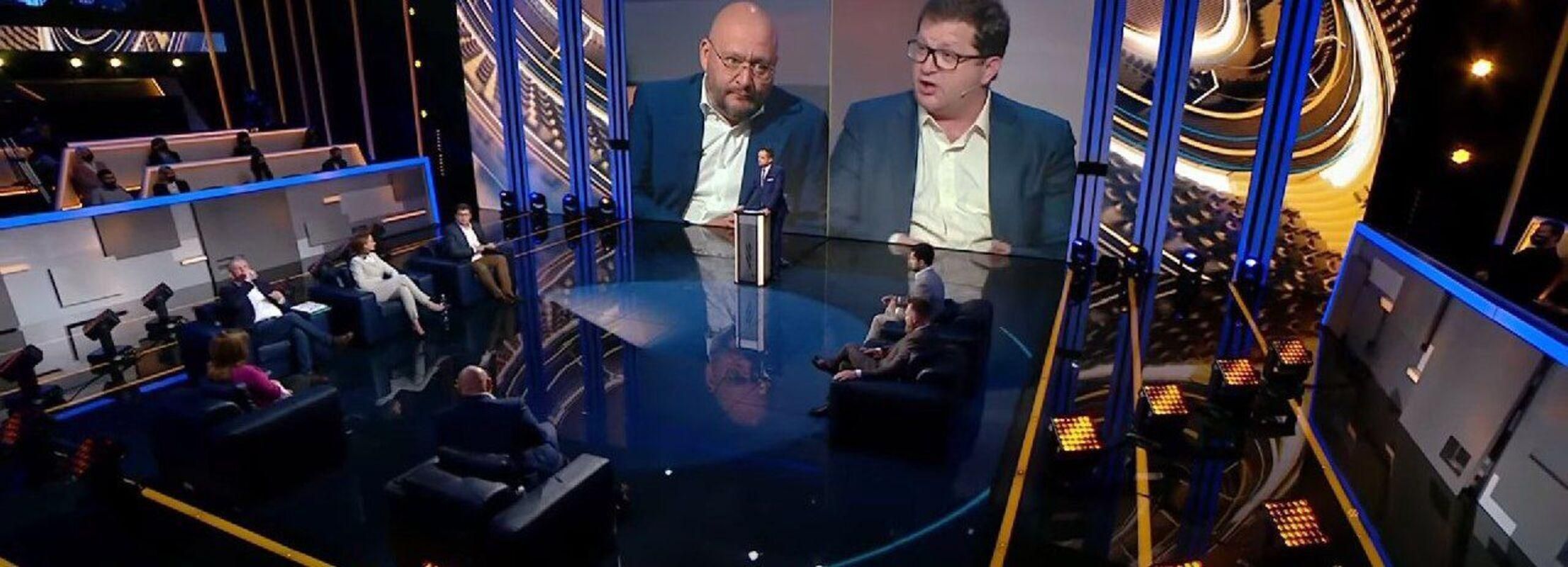 Добкін та Ар'єв поскандалили у прямому ефірі Добкін та Ар'єв поскандалили у прямому ефірі